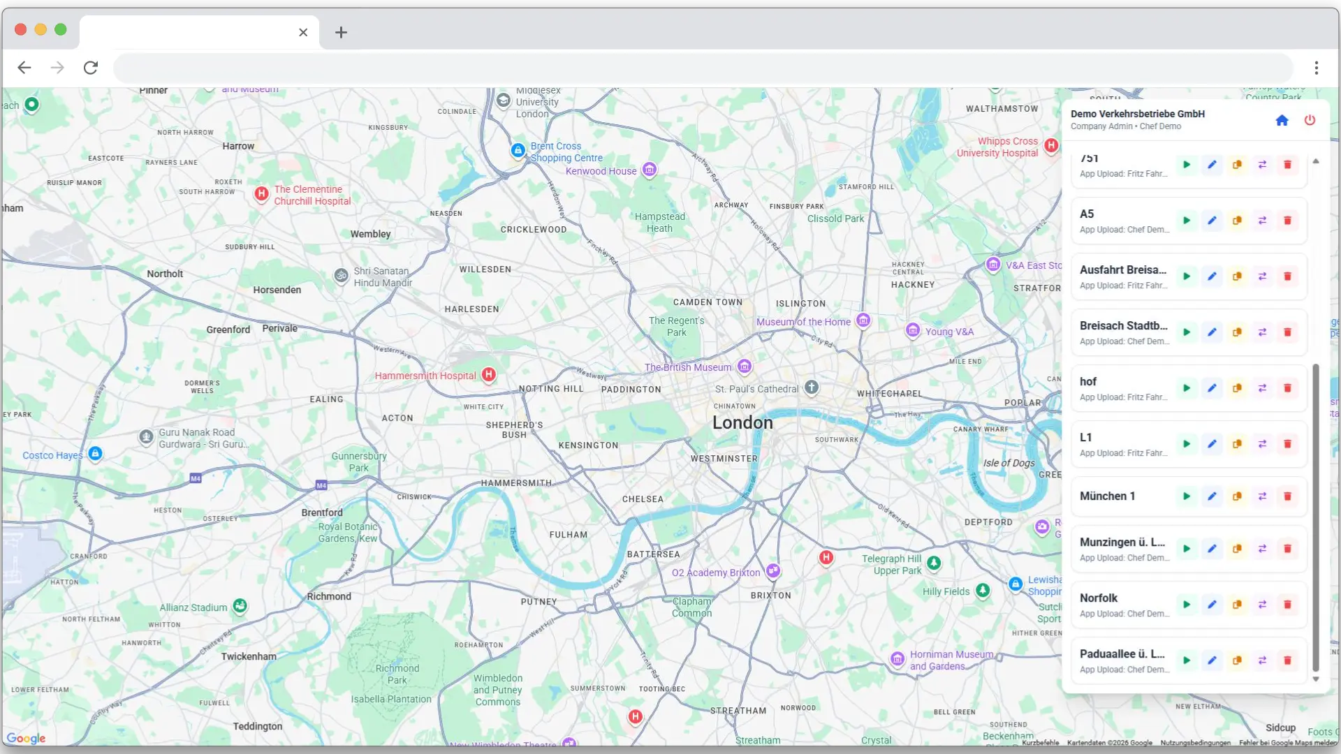 BusWay Dashboard